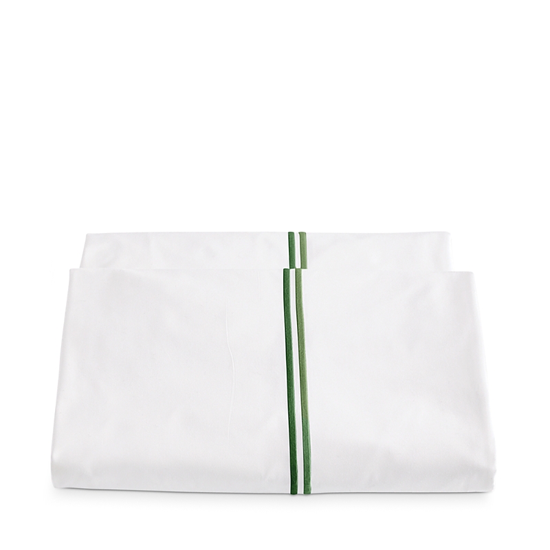 Matouk Essex Duvet Cover In Green
