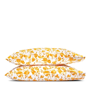 Shop Matouk Alexandra Standard Pillowcases, Set Of 2 In Goldenrod