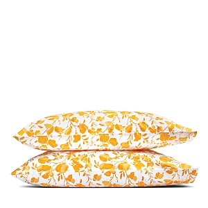Matouk Alexandra Standard Pillowcases, Set Of 2 In Goldenrod