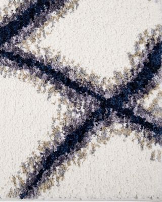 Orian Cotton Tail Line Trellis Area Rug, 6&#39;7&amp;quot; x 9&#39;6&amp;quot;