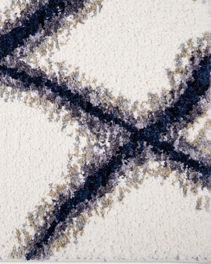 Orian Cotton Tail Line Trellis Area Rug, 6'7" x 9'6"