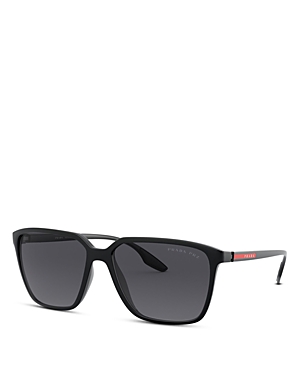 Prada Men's Rectangle Polarized Sunglasses, 58mm
