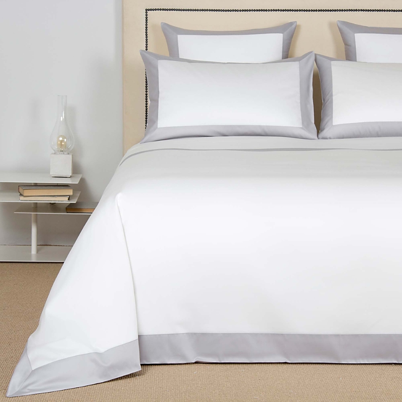 Frette Bold Sheet Set, Cal King In Milk/black