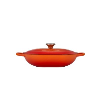 3.75 Qt Cast Iron Oval Casserole & Lid