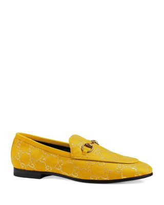 yellow gucci loafers