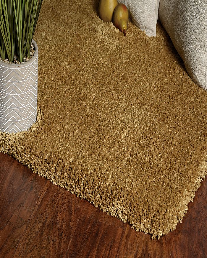 Shop Kas Bliss 1567 Round Area Rug, 6' X 6' In Gold