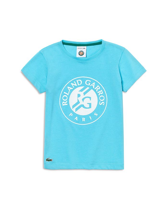 Lacoste Girls' Sport Roland Garros Logo Print Tee - Little Kid, Big Kid ...