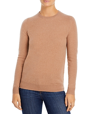 C By Bloomingdale's Cashmere C By Bloomingdale's Crewneck Cashmere Sweater - 100% Exclusive In Camel
