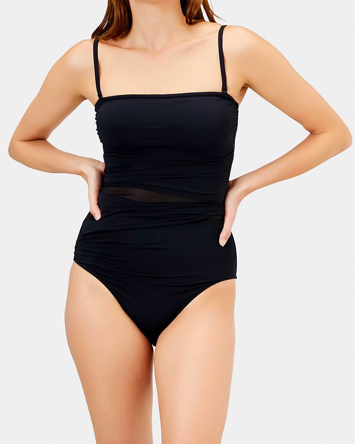 VILEBREQUIN RUCHED ONE PIECE SWIMSUIT,LAEH0G27