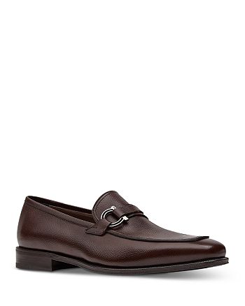 Salvatore Ferragamo Men’s Rolly Leather Loafers | Bloomingdale's