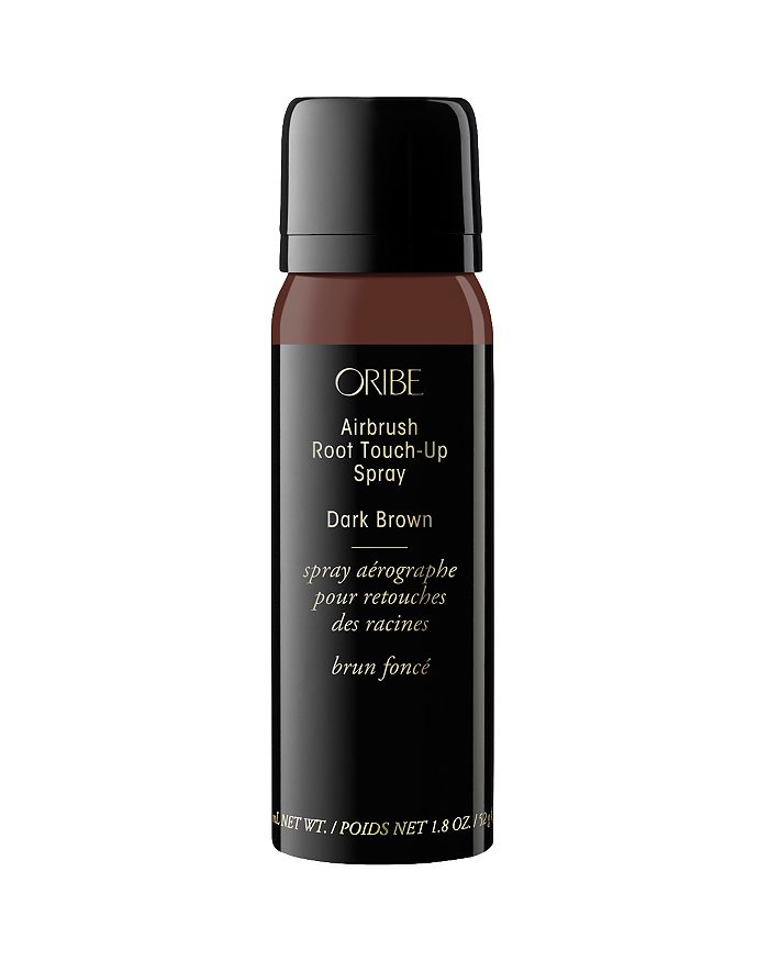 Shop Oribe Airbrush Root Touch-up Spray 1.8 Oz. In Dark Brown