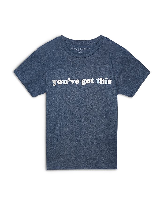 Spiritual Gangster Girls' You've Got This Tee - Little Kid, Big Kid In Faded Navy