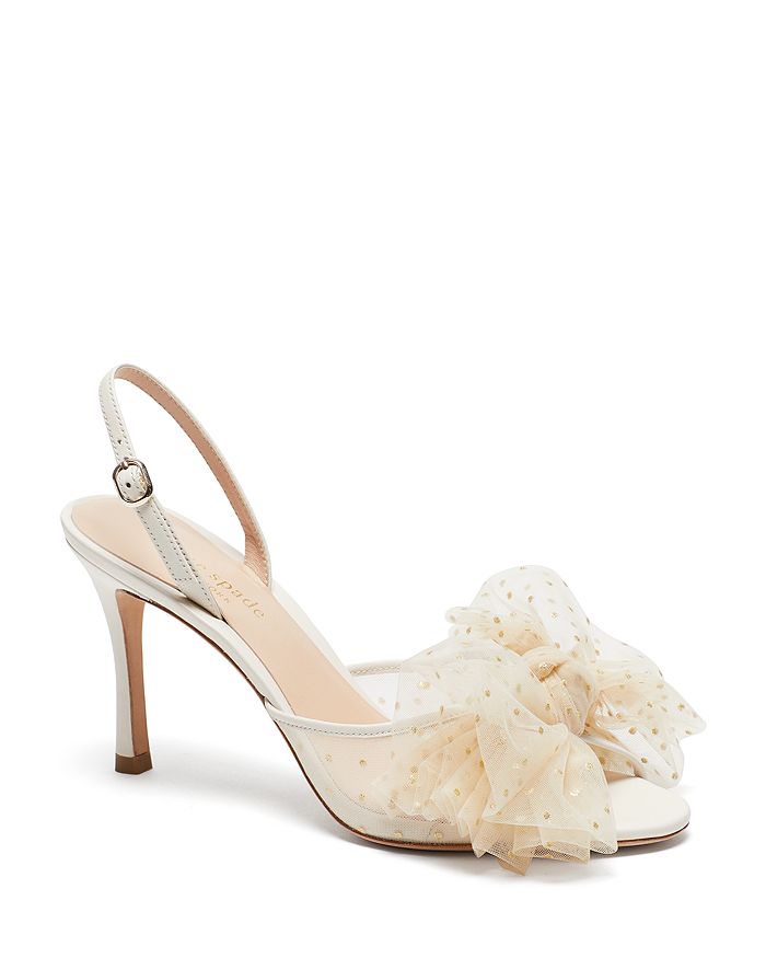 kate spade new york - Women's Bridal Sparkle Slingback Sandals