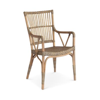 rattan dining armchair