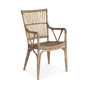 Sika Design S Piano Rattan Dining Armchair In Taupe