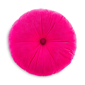 Surya Cotton Velvet Decorative Pillow, 18 X 18 In Bright Pink