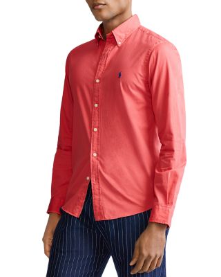 ralph lauren slim fit twill shirt