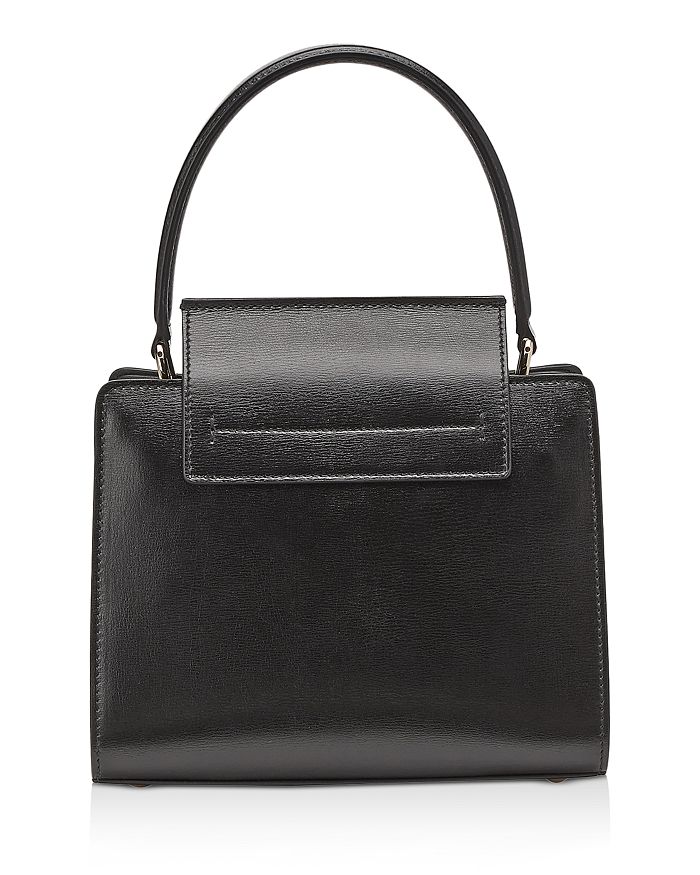 Salvatore Ferragamo Black Vara Leather Shoulder Bag ModeSens