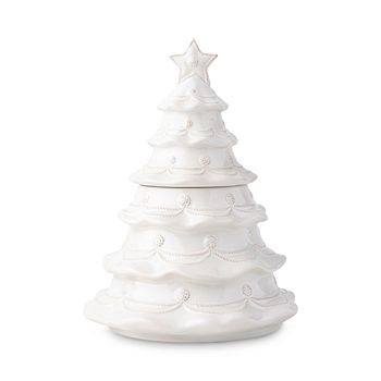 Juliska - Berry & Thread Whitewash Christmas Tree Cookie Jar