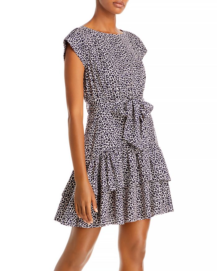 Rebecca taylor spring hot sale leopard wrap dress