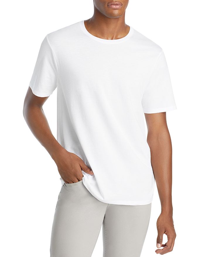 Vince Slub Slim Fit Crewneck T-shirt In Optic White