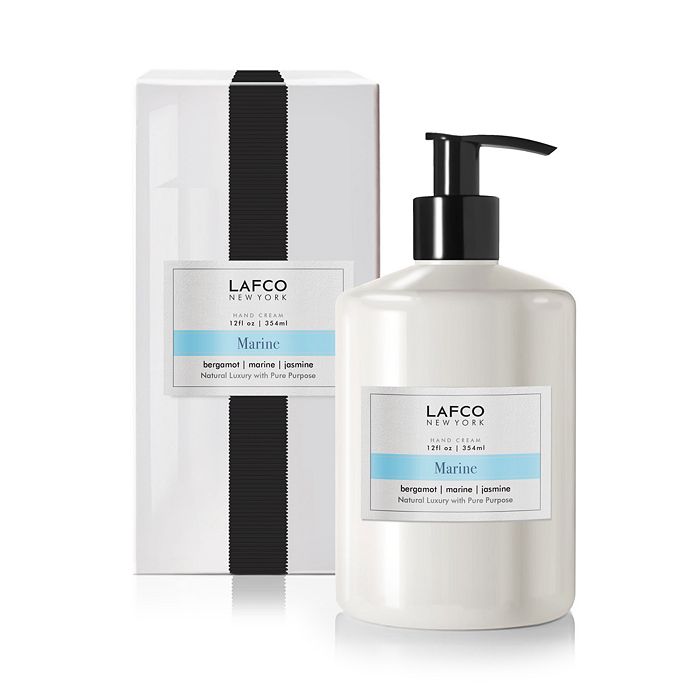 Lafco New York Fresh Cut Gardenia Hand Cream 12 Oz. In Blue