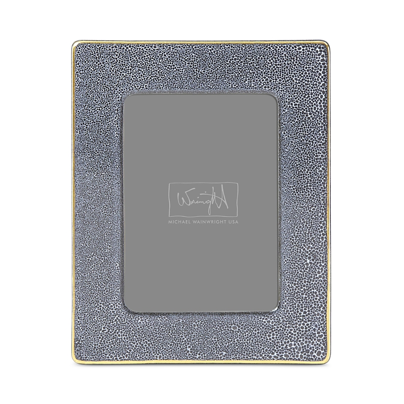 Michael Wainwright Panthera Frame, 5" X 7" In Indigo/white