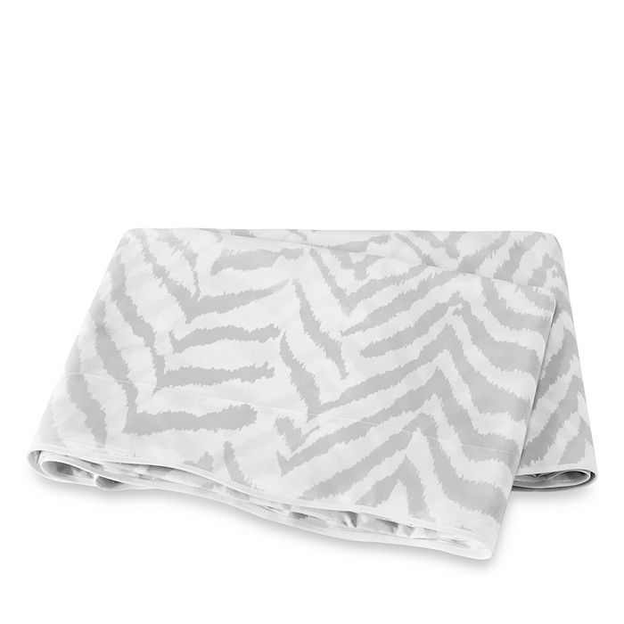 Matouk Quincy Flat Sheet, King In Silver