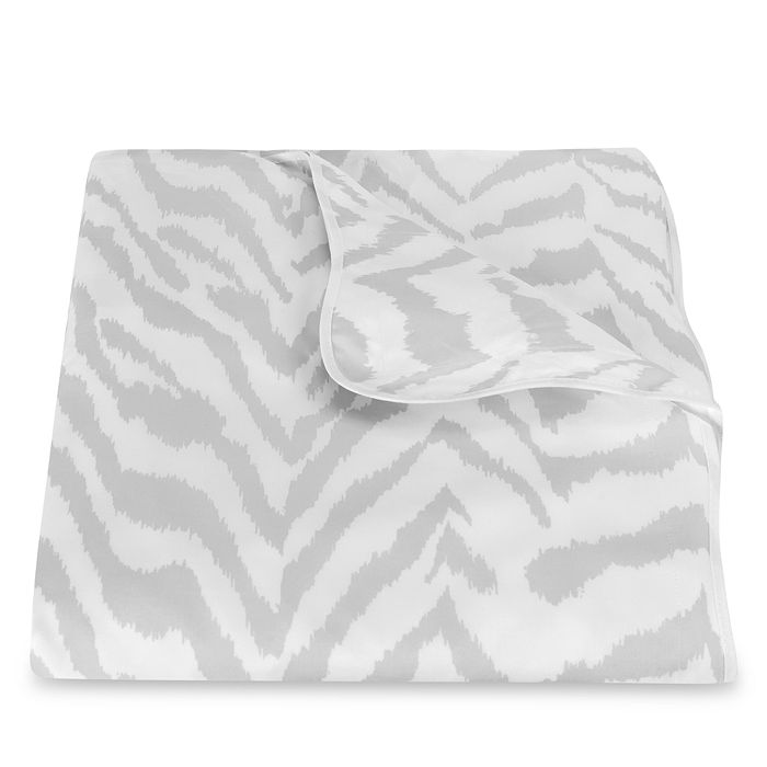 Matouk Quincy Duvet Cover, King In Silver