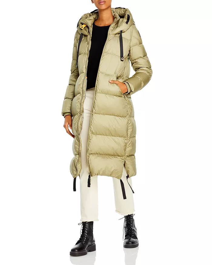 Sage green puffer coat