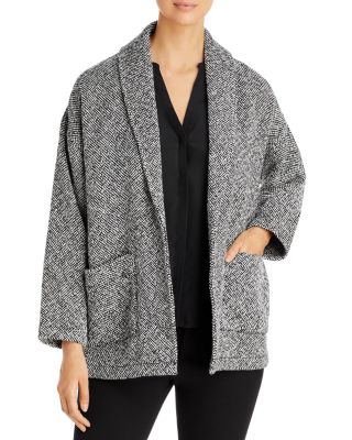 eileen fisher tweed jacket