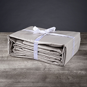Delilah Home Organic Cotton Sheet Set, King In Light Grey