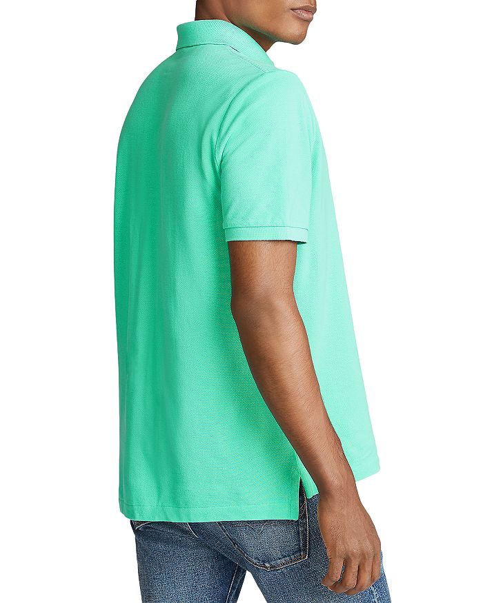 Shop Polo Ralph Lauren Cotton Mesh Classic Fit Polo Shirt In Sunset Green