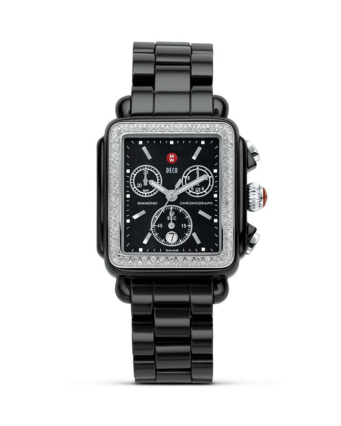 Michele black watch deals
