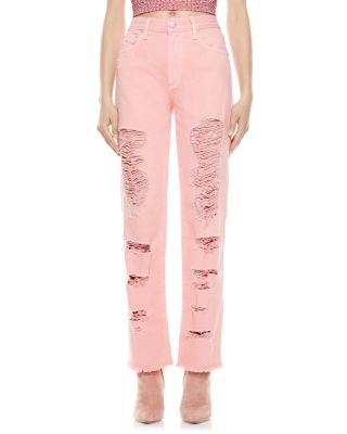 rose pink jeans