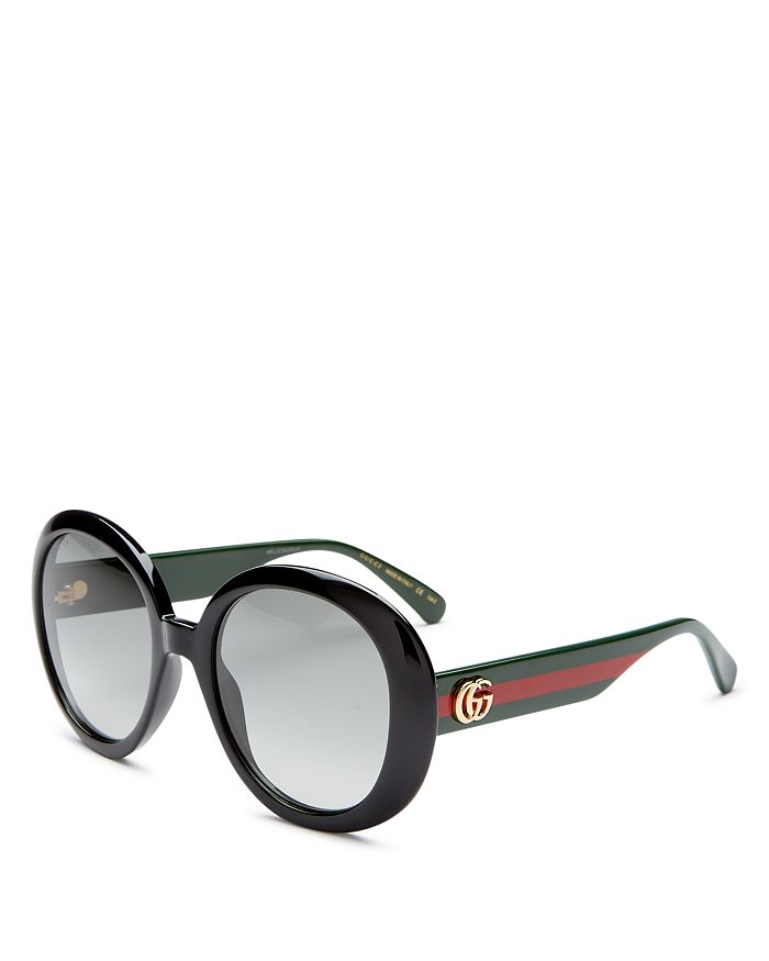 Gucci Women's Round Sunglasses, 55mm | Bloomingdale's