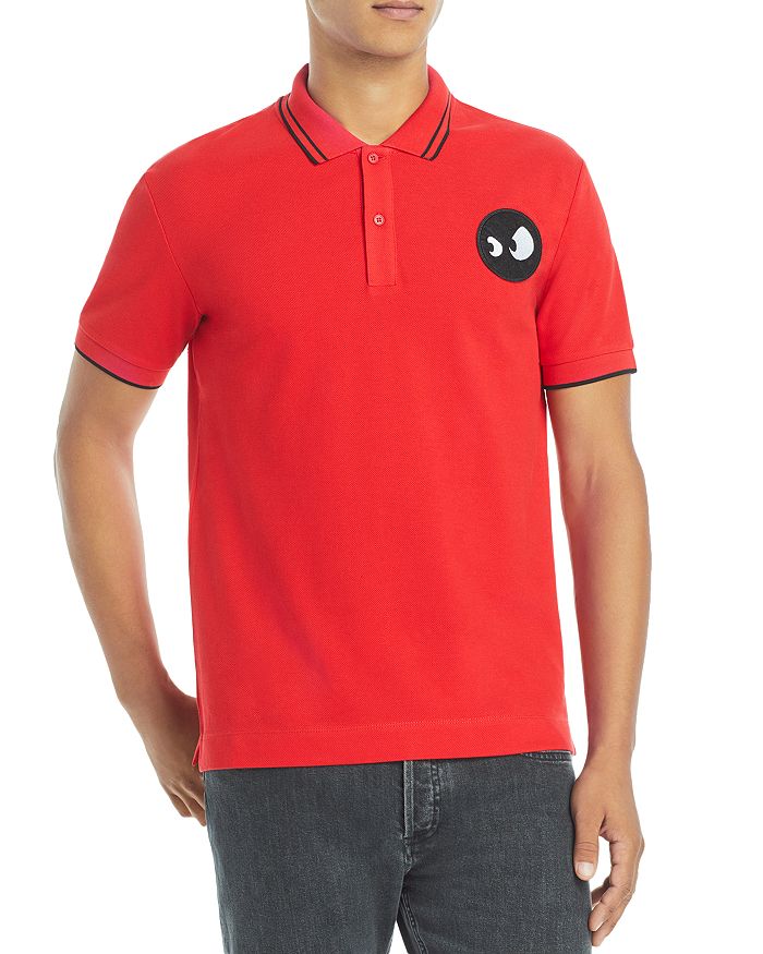Mcq By Alexander Mcqueen Mcq Alexander Mcqueen Chester Cotton Tipped Regular Fit Polo Shirt - 100% Exclusive In Blood Red