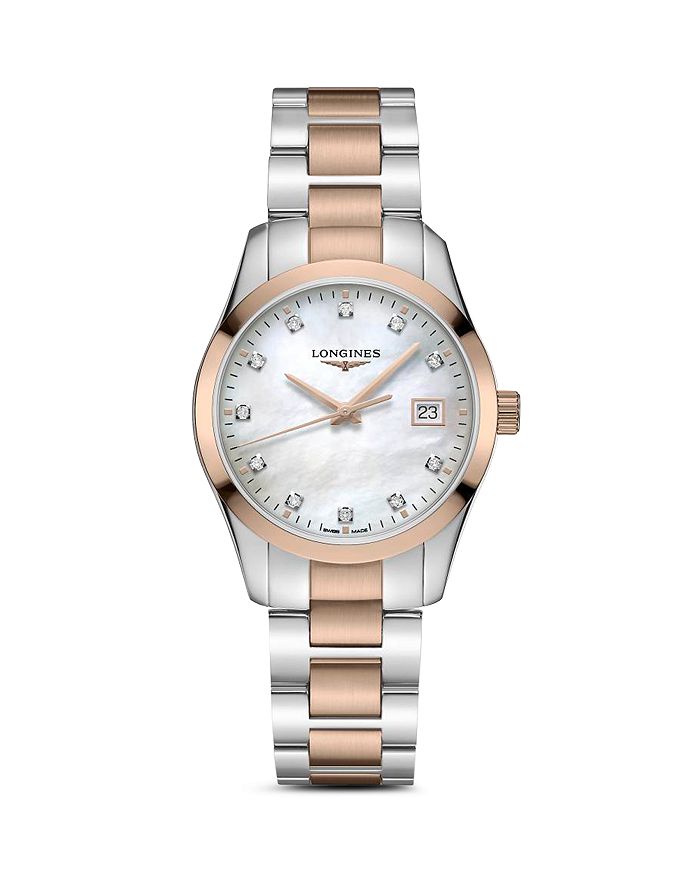 Longines Conquest Classic Watch, 29.5mm In White