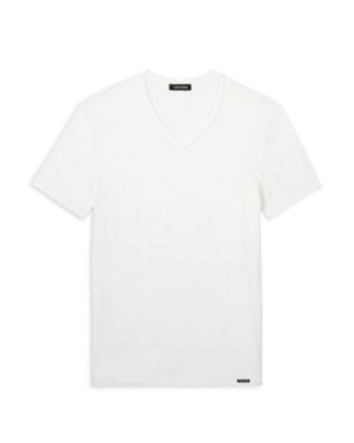 Tom Ford - Cotton Blend V-Neck Tee