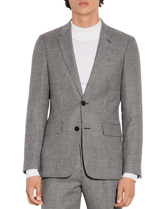 Sandro Jupiter Flannel Houndstooth Suit Jacket | Bloomingdale's
