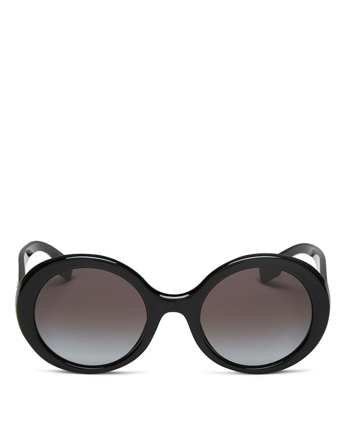 Burberry Women's Round Sunglasses, 52mm | Bloomingdale's