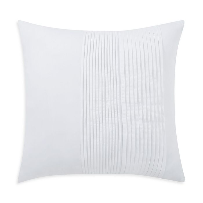 Charisma Bedford Pleated Decorative Pillow, 18 Square In Gray