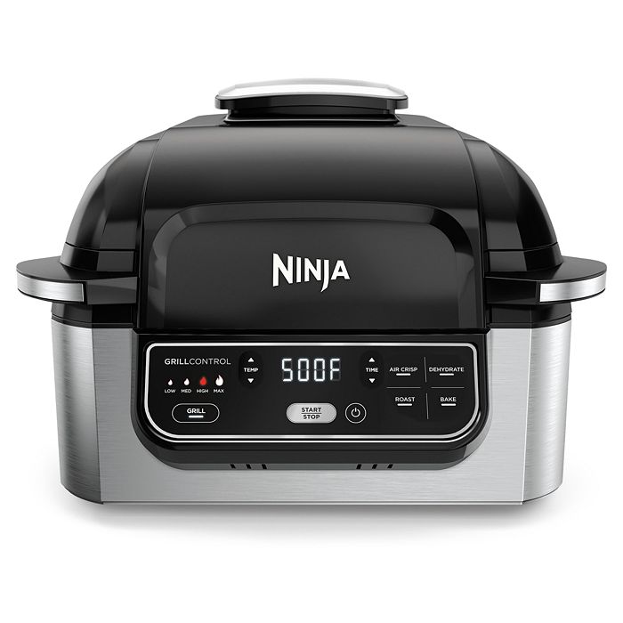Ninja - Foodi 5-in-1 Indoor Grill with 4-Qt Air Fryer