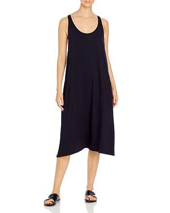 Eileen Fisher Scoop Neck Midi Dress | Bloomingdale's