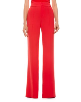 Alice and Olivia Alice + Olivia Dylan High Rise Wide Leg Pants ...