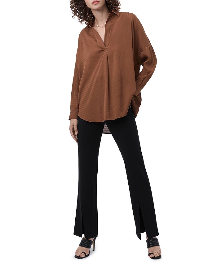 FRENCH CONNECTION RHODES TEXTURED TOP,72PBO