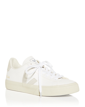 Shop Veja Women's Campo Low Top Sneakers In Open White/beige