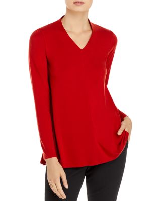 eileen fisher v neck top