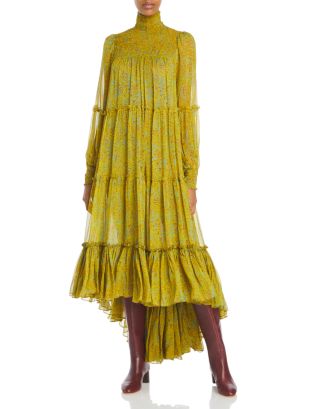Cinq à Sept Rika Printed High/Low Dress | Bloomingdale's