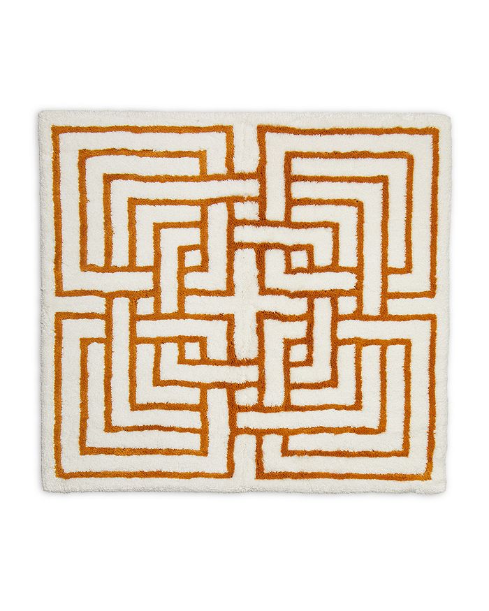 Abyss Carla Bath Rug - 100% Exclusive In White/gold